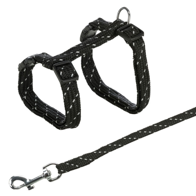 Trixie cat harness with leash, reflective