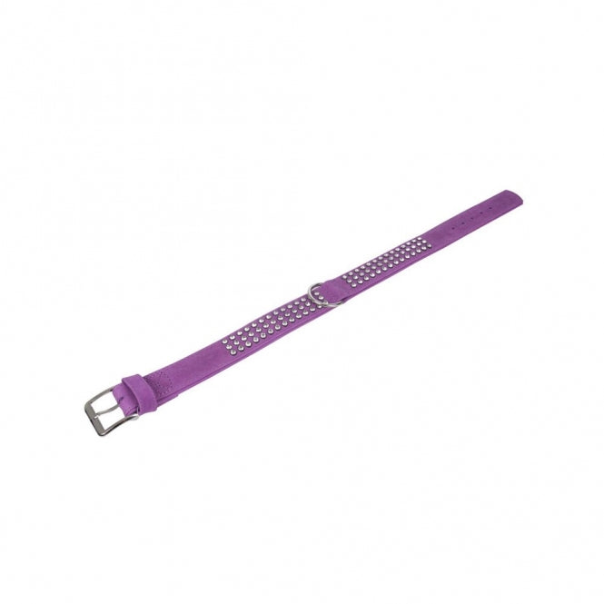 Karlie Buffalo Rhinestone Necklace - Violet
