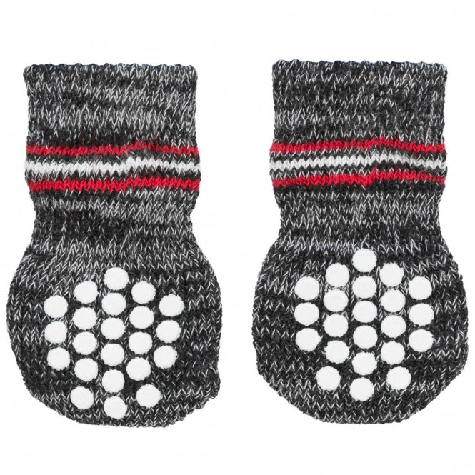 Trixie Dog Socks - Grey