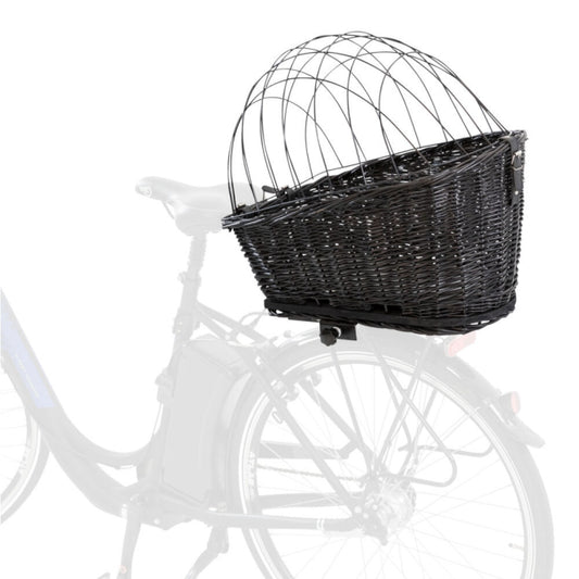 Trixie wicker bicycle basket for luggage rack