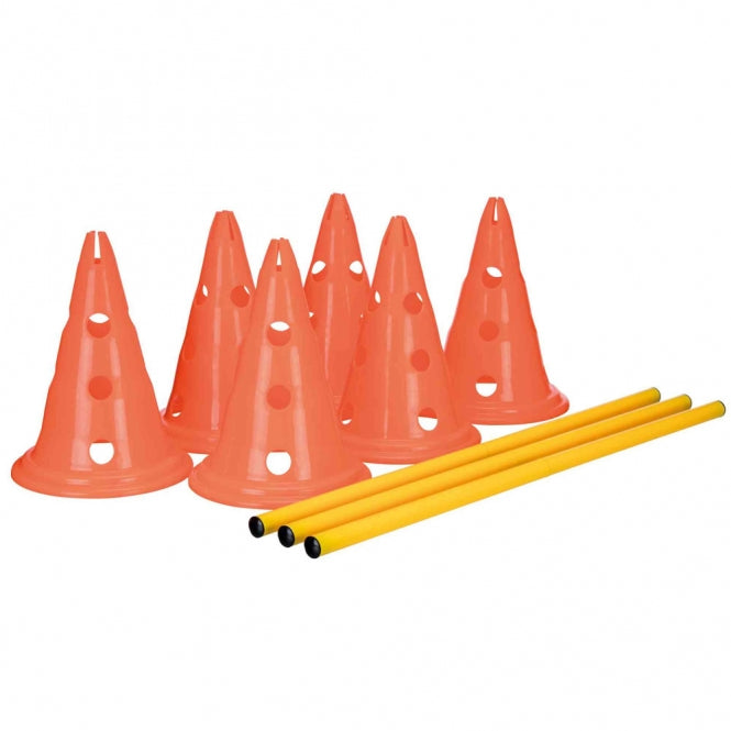 Trixie pylon obstacle set of 3 - ø 23 × 30 cm/78 cm