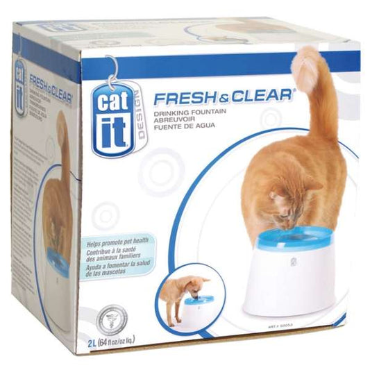 CATIT Fresh+Clear Drinking Fountain 2L - Blue