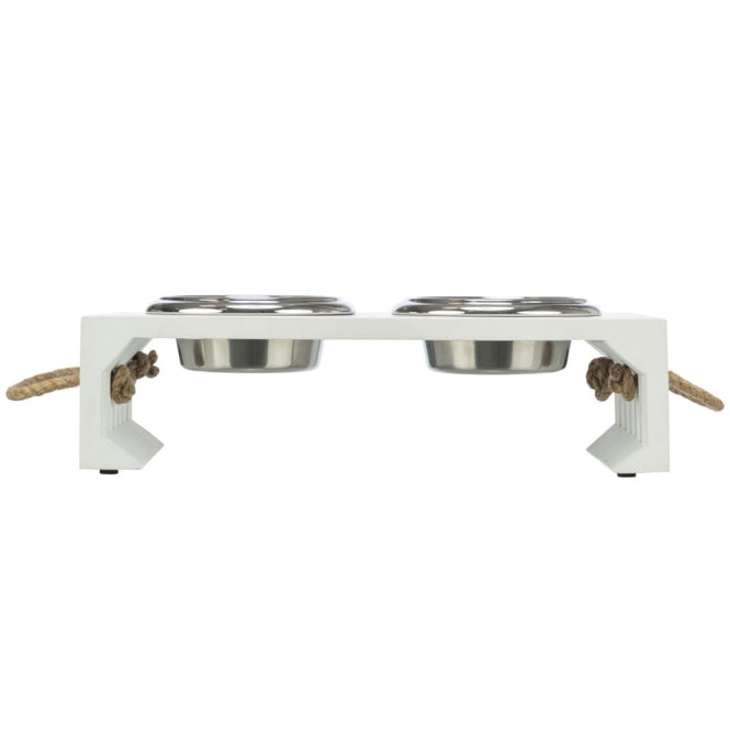 Trixie BE NORDIC Bowl Set, MDF/Stainless Steel