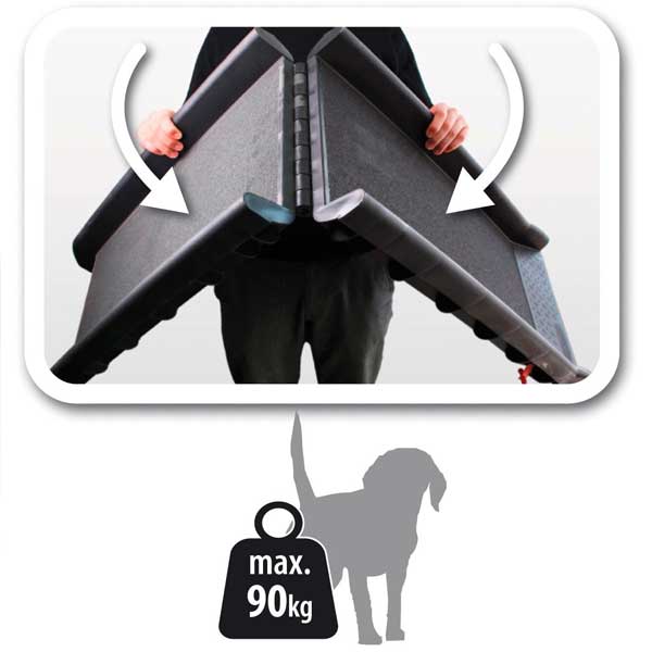 Karlie Flamingo Car Dog Ramp Gentle Step