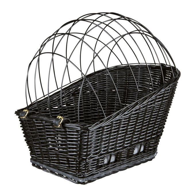 Trixie wicker bicycle basket for luggage rack