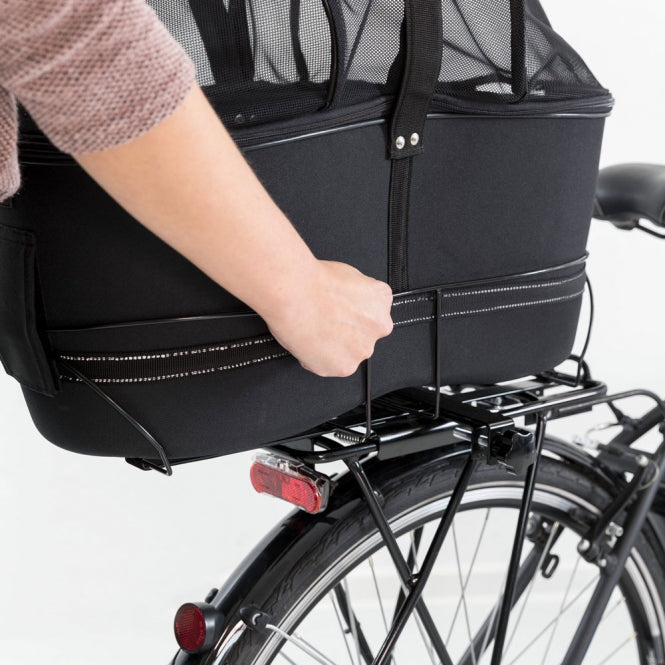 Trixie Long dog bicycle basket for wide luggage carriers